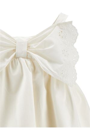 abito in cotone bianco MONNALISA KIDS | 17G90270430099